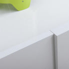 CASSETTIERA CON 6 CASSETTI LACCATO BIANCO LUCIDO CON GUIDE IN METALLO H 82 CM