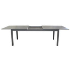 TAVOLO CUBA PER ESTERNO DA GIARDINO ALLUNGABILE IN ALLUMINIO ANTIRUGGINE (TAVOLO 220/280X100 CUBA - TAUPE)