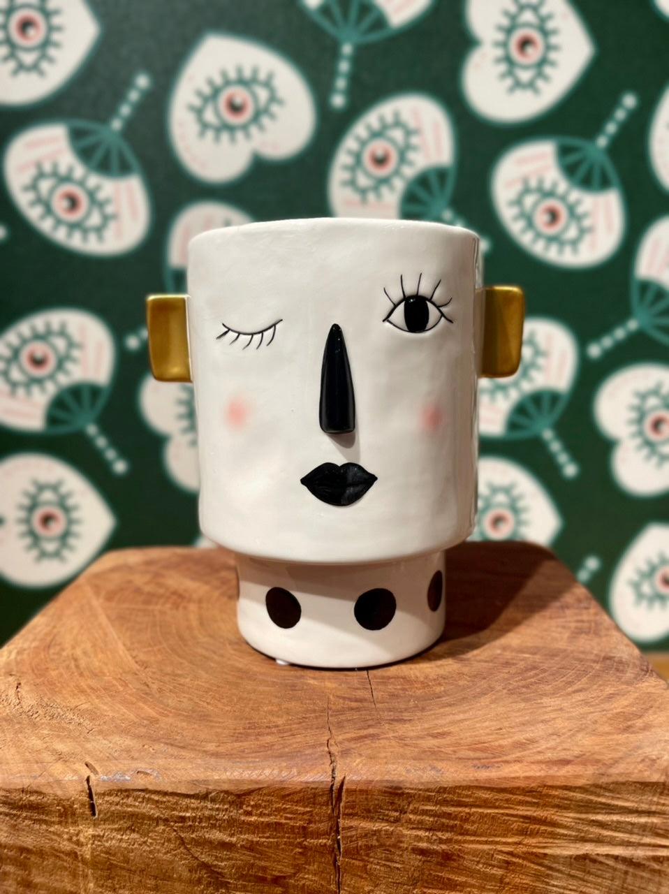 Vaso In Ceramica Rosso Liscio 13 Cm - Per Piante Da Interno Come Stella Di Natale