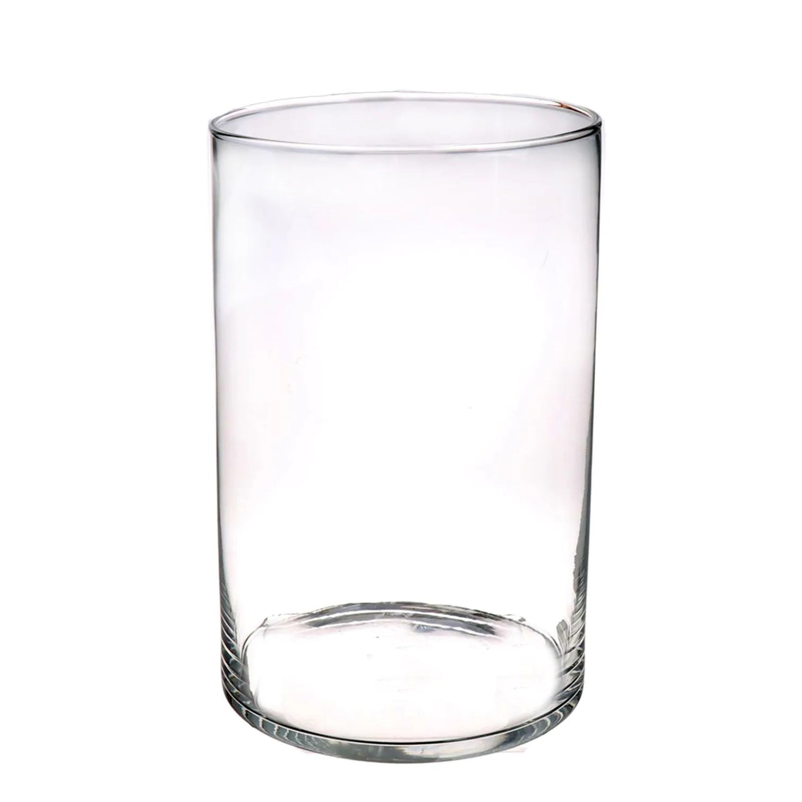 Vaso di vetro tondeggiante PIRINYA, trasparente, 25cm, Ø14cm