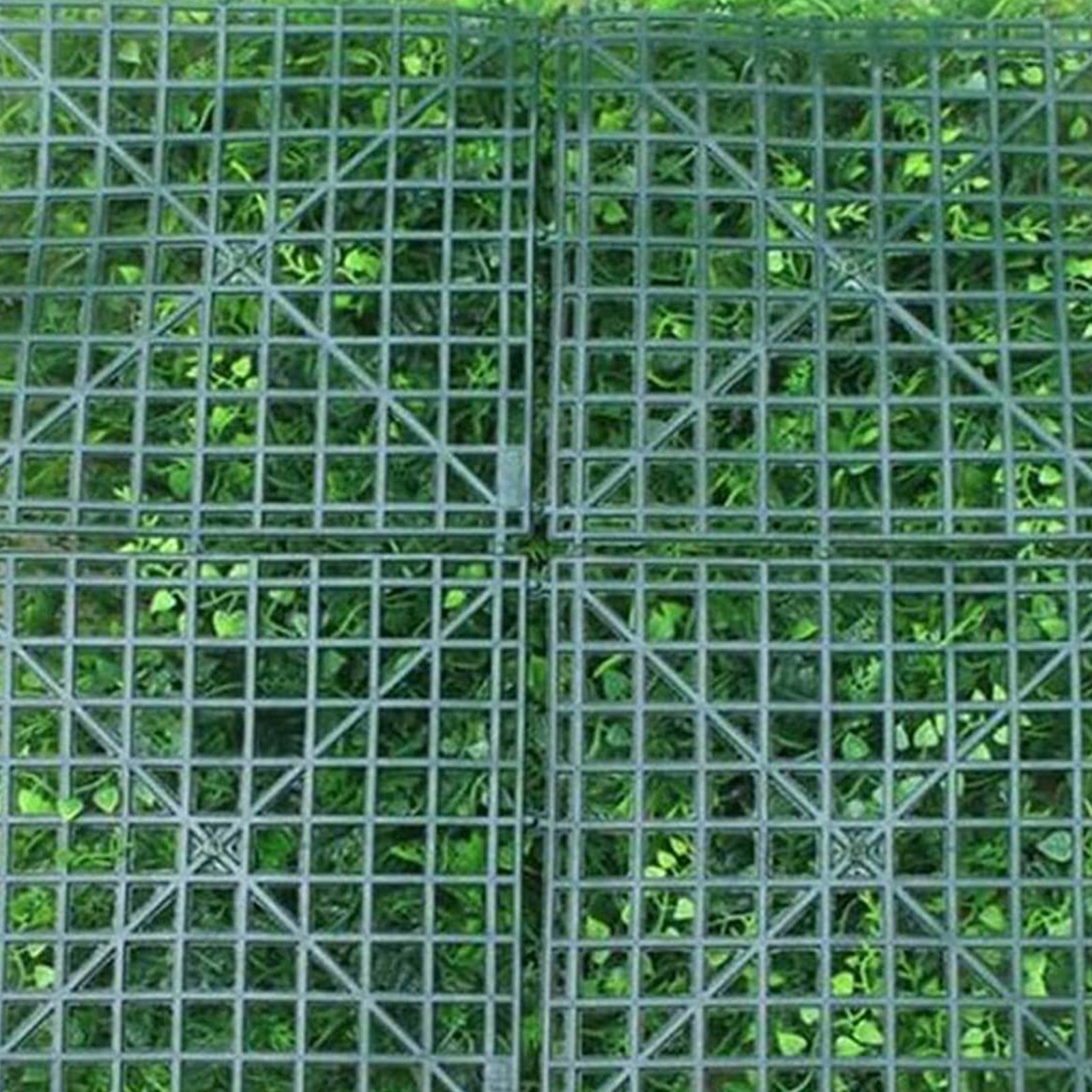 Siepe artificiale per parete sempreverde verticale Geranio da intero ed  esterno 1 x 1 mt / Default Title