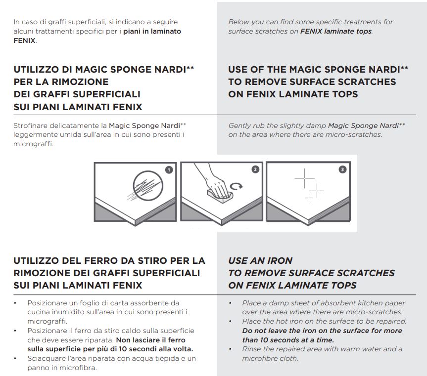 Spugna professionale Nardi Magic Sponge per rimozione graffi durel-t –