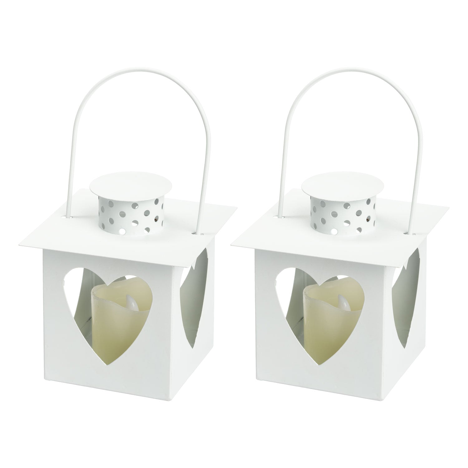 Gicos Lanterna Porta Candele Legno Bambù Bianco Schabby Chic Base Tonda Gicos Lanterna Porta Candele Legno Bambù Bianco Schabby Chic Base Tonda