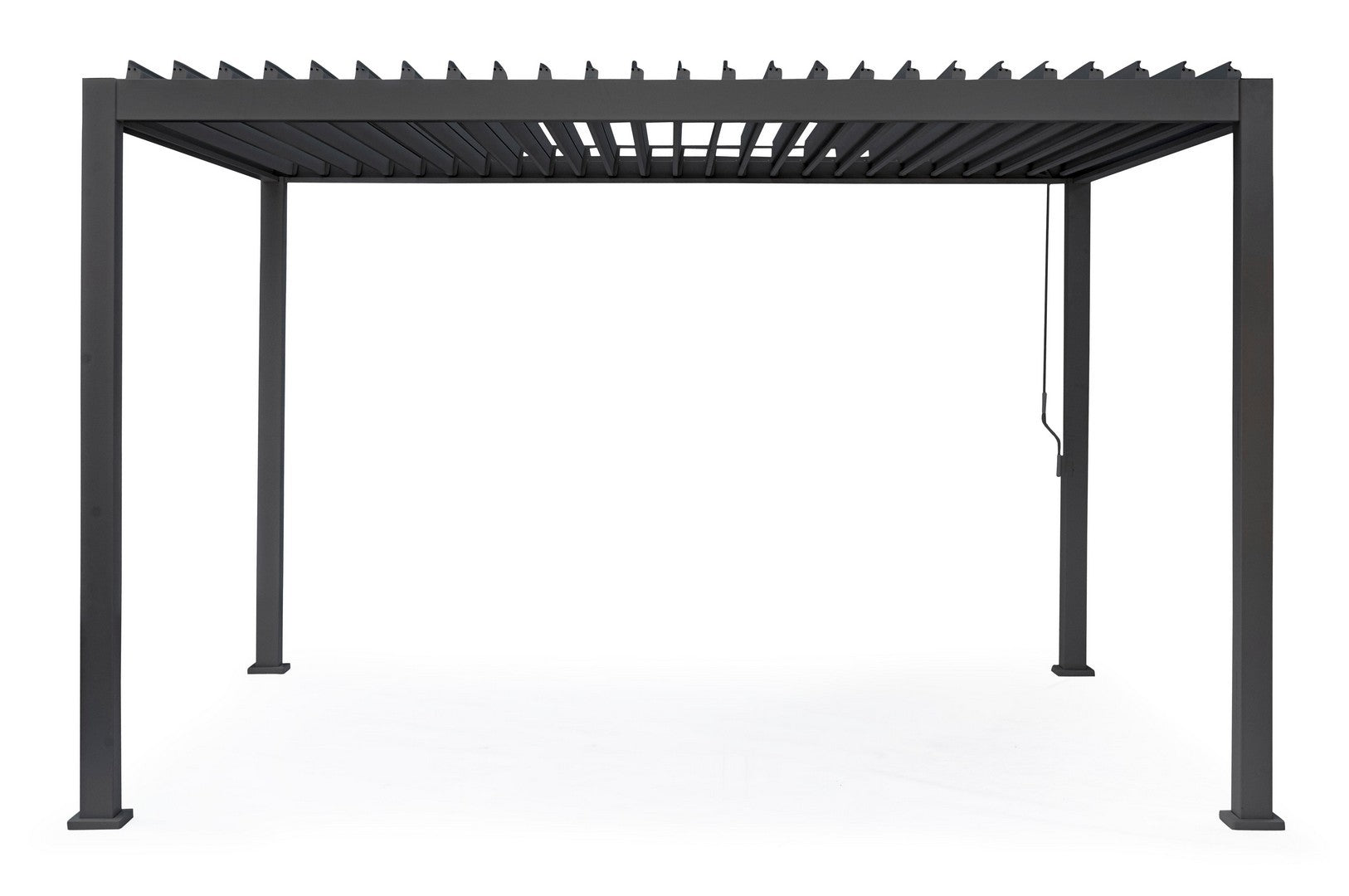 Gazebo pergola Bioclimatica con struttura in alluminio, tetto lamellar