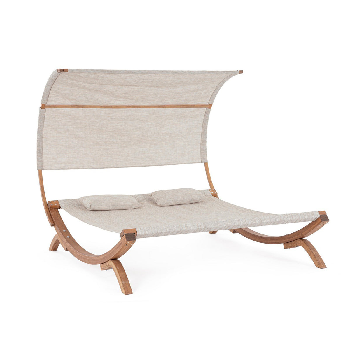 Amaca Da Giardino Casa.pro Con Struttura – Lettino Sospeso In Tessuto Traspirante Grigio, Portata 130kg, Dimensioni 150x190cm