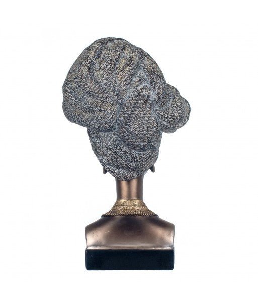 YUDU - Busto Decorativo Porta Collier, Colore: Argento YUDU - Busto Decorativo Porta Collier, Colore: Argento