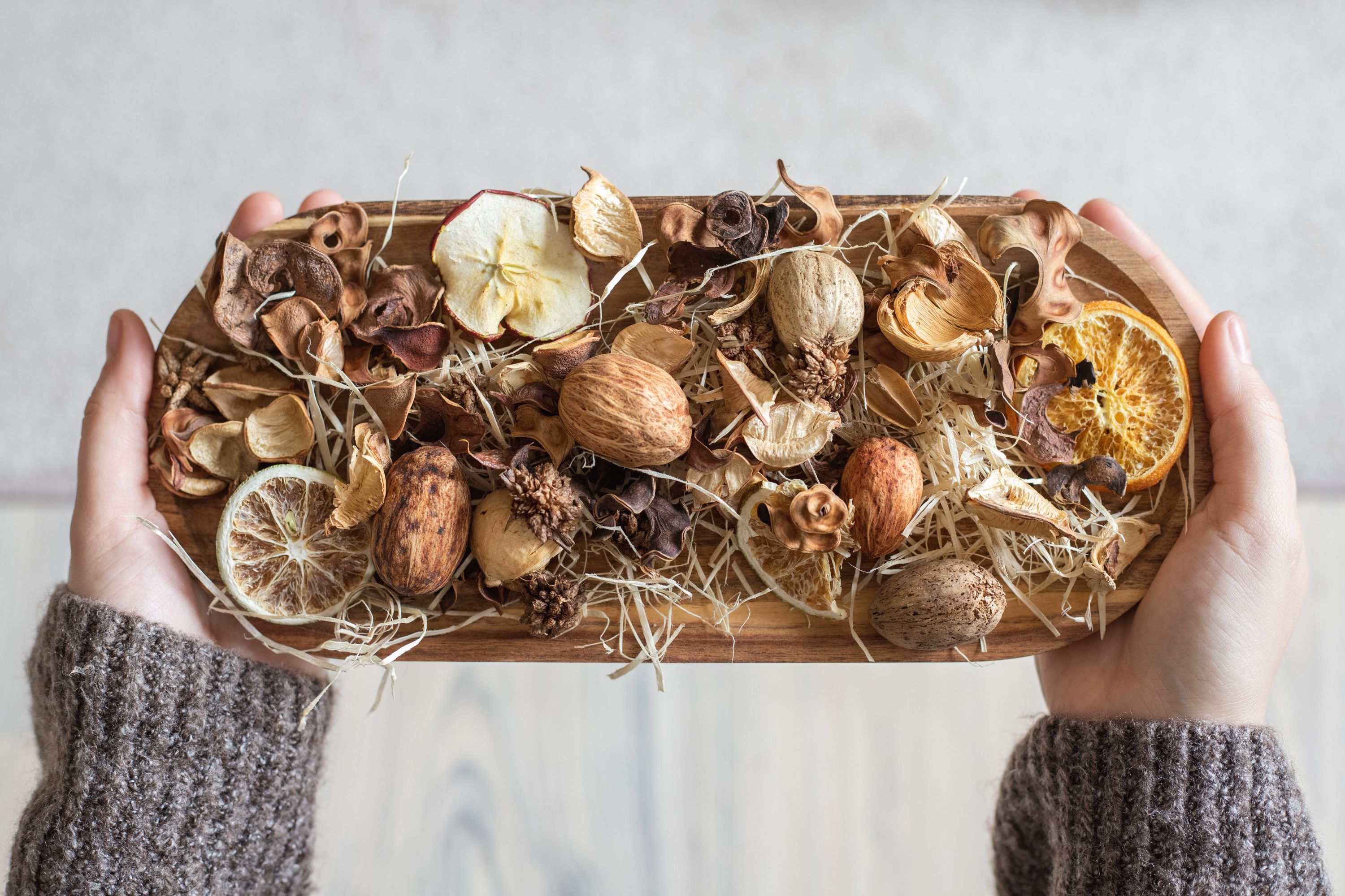 Potpourri di Fiori e Bacche decorazione profumata per interno –